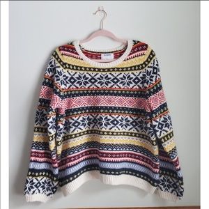 Cozy Old Navy Fair Isle Sweater NWT